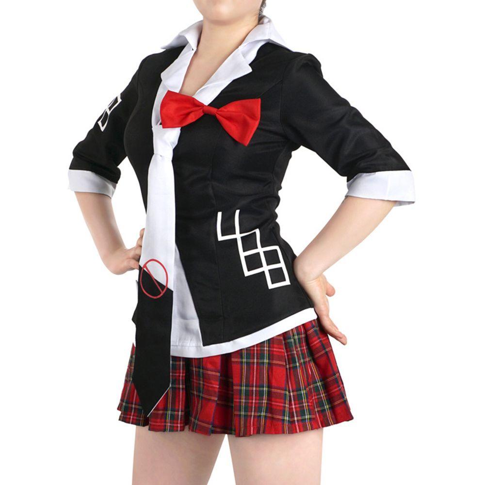Bộ Đồng Phục Danganronpa Chân Váy Đồng Phục Anime Thắt Nơ Cho Nữ
