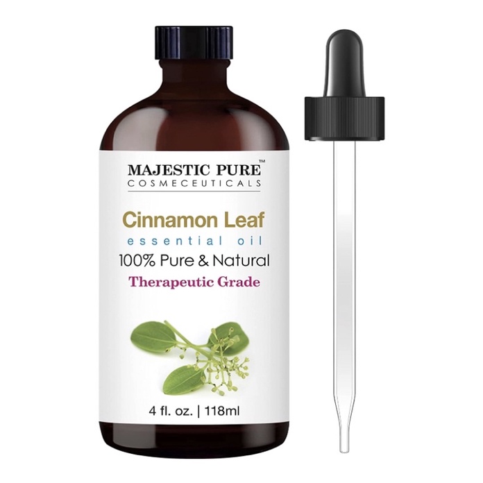 Tinh dầu lá quế 100% tự nhiên Maajestic Pure Cinnamon Essential Oil 118ml USA