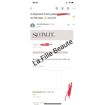 Tinh chất giảm mụn, sáng da The Ordinary Niacinamide 10% + Zinc 1%