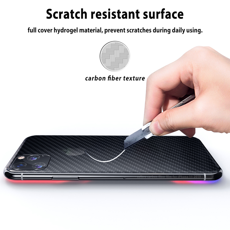 Miếng Dán Sợi Carbon Bảo Vệ Mặt Sau Cho Oppo Reno 4 3 Pro 2f 2z 2 Z Ace F7 F9 F11 Pro 10x Zoom