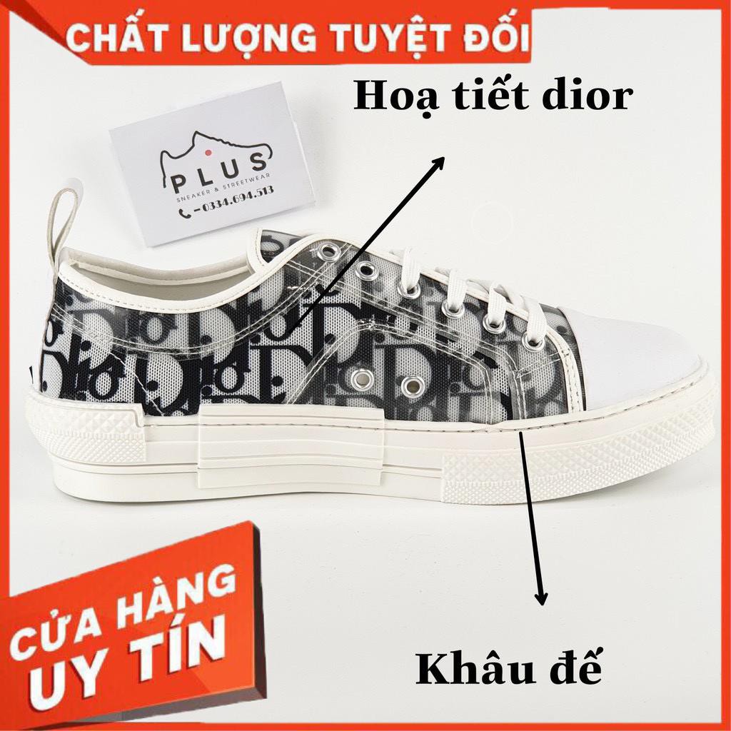 Giày thể thao dior CỔ THẤP full phụ kiên bill box thời trang mẫu 2020 Giày Thể Thao thấp cổ màu trắng cổ cao Full size