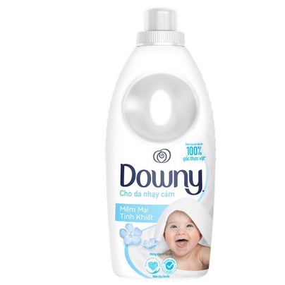 Nước Xả Vải Downy Mềm Mại Tinh Kiết Chai 800ml Cho Da Nhạy Cảm