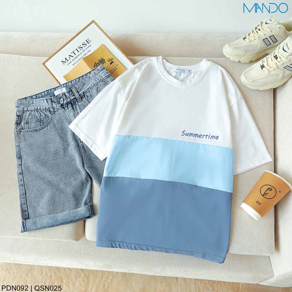 [New] Áo Phông Summer Time Nam 3 Màu Phong Cách Hàn Quốc Thời Trang Nam ManDo - PDN092 | BigBuy360 - bigbuy360.vn