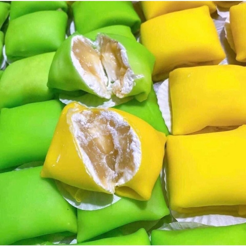BÁNH CREPE SẦU RIÊNG| Nhân sầu + kem tan chảy mát lạnh