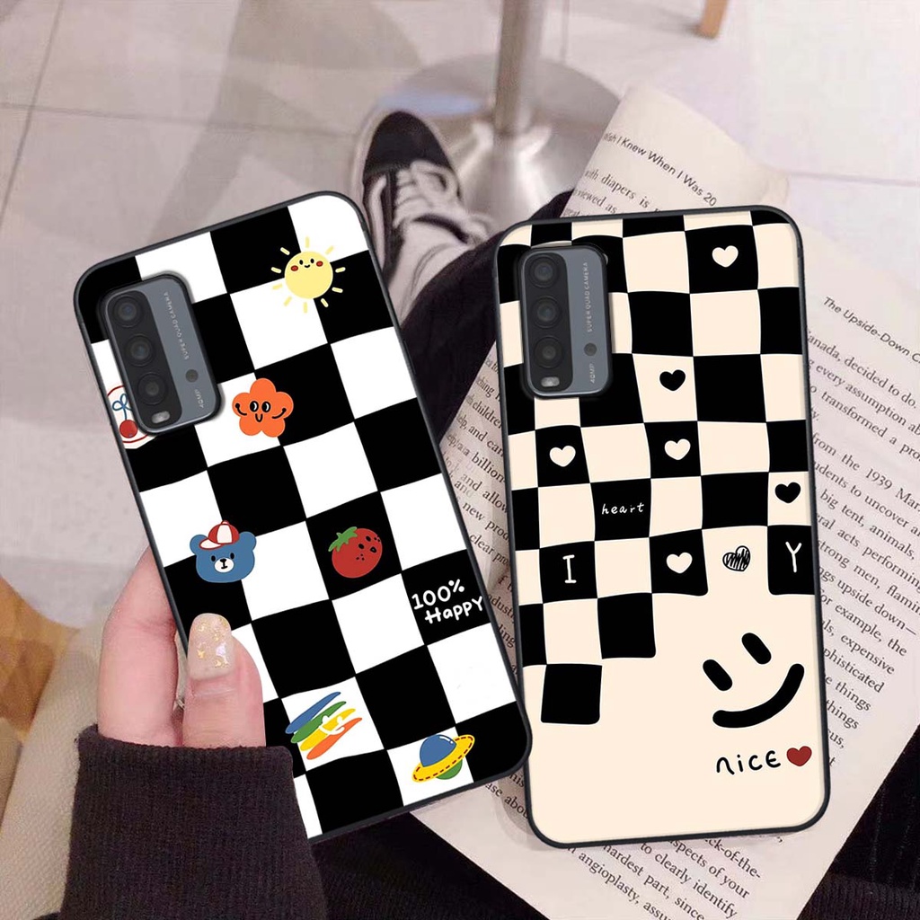 Ốp Xiaomi Redmi 9T họa tiết hoa, gấu thời trang, ốp dẻo bền đẹp