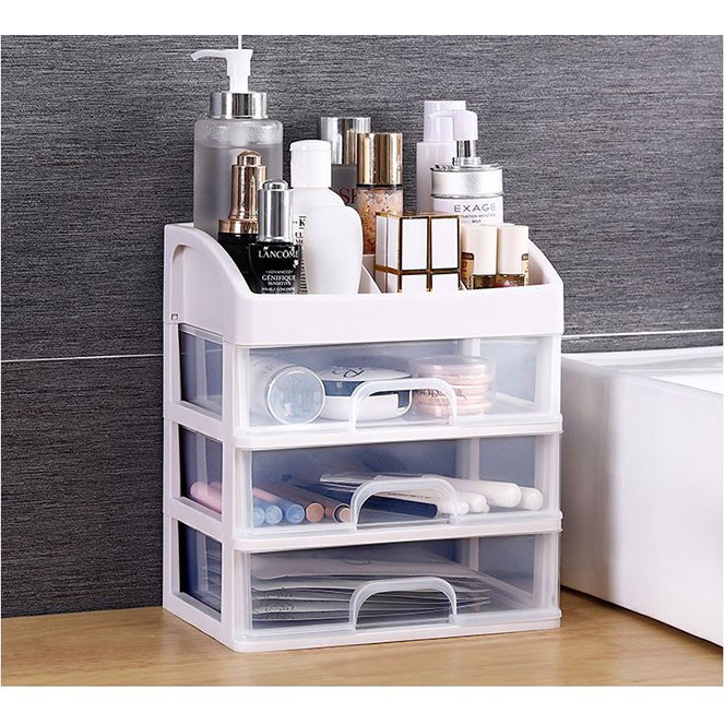 Kệ mỹ phẩm nhựa 4 tầng cao cấp