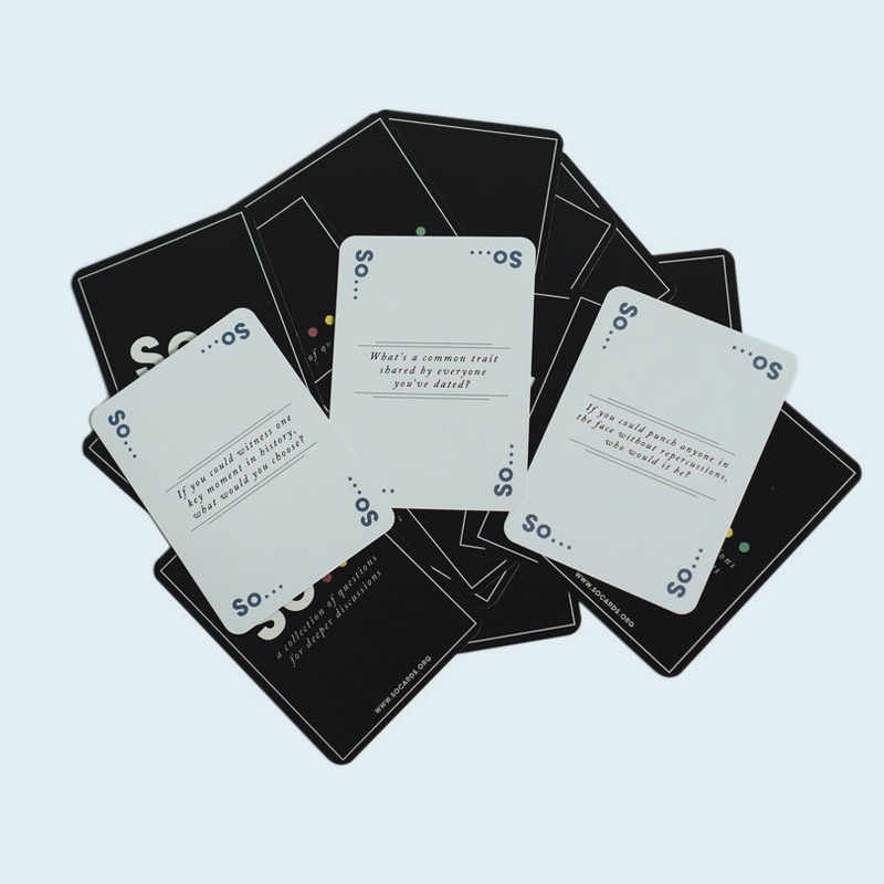 So Cards Deep Conversation Starters – Question Card Game for All Occasions (Volume Two)