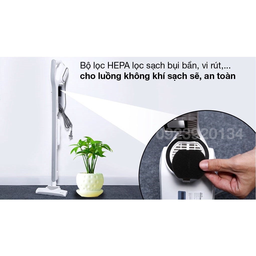 Máy hút bụi cầm tay, siêu khỏe 600w Deerma DX700 - Hàng chính hãng