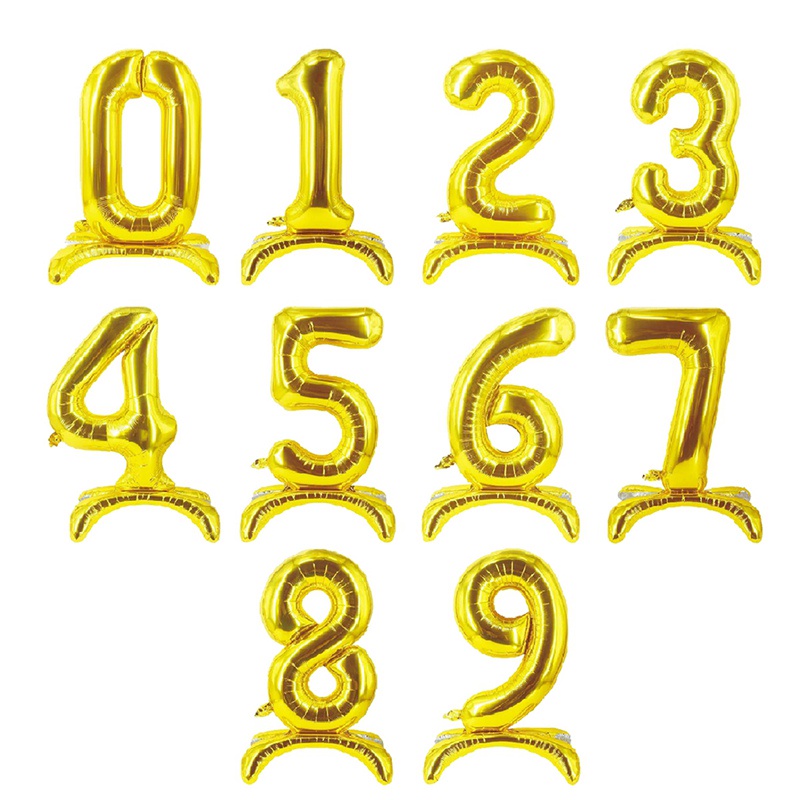 Bong bóng lá nhôm 32 inch hình chữ cái trang trí tiệc cưới/sinh nhật