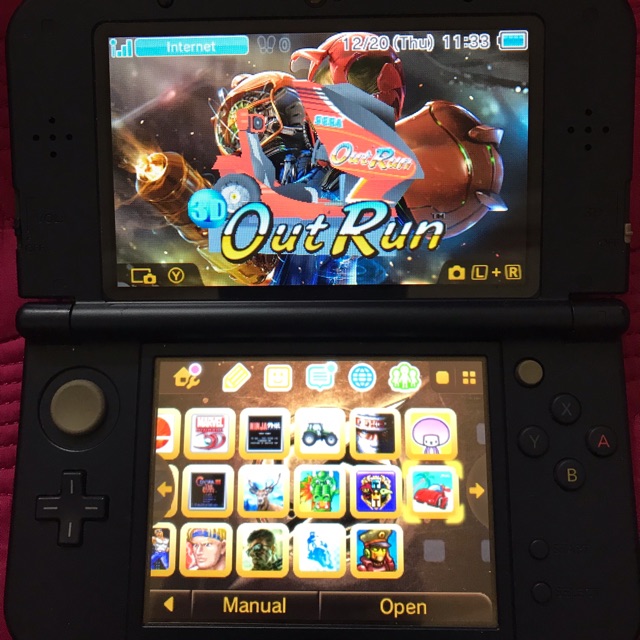 Máy chơi game New Nintendo 3ds LL Blue HACK FULL / màn hình dual IPS LIKE NEW