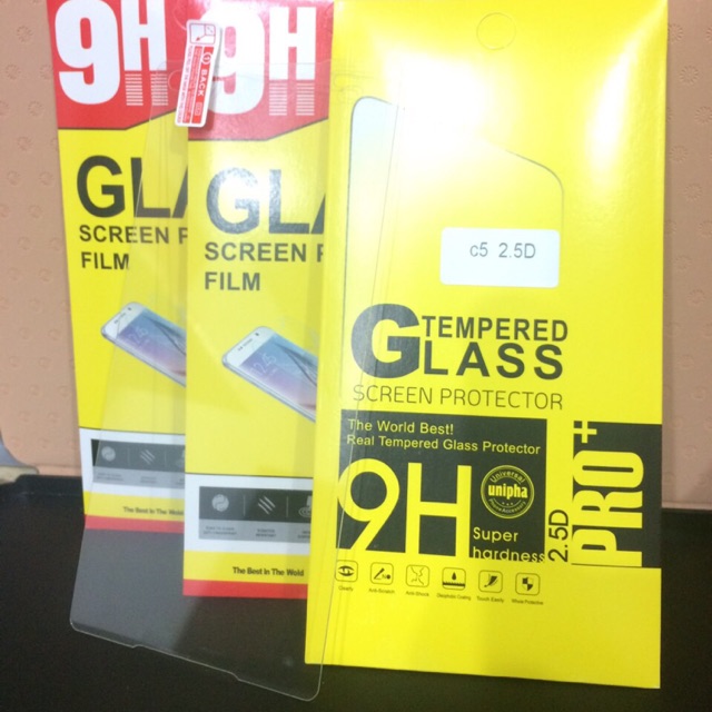 Bộ 3 kính cường lực cho Sony C5 ,không full màn hình