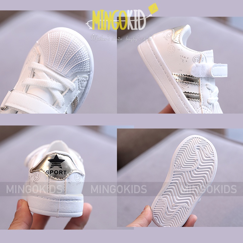 Giày thể thao cho bé trai bé gái Unisex MG-G18 Họa tiết Vàng