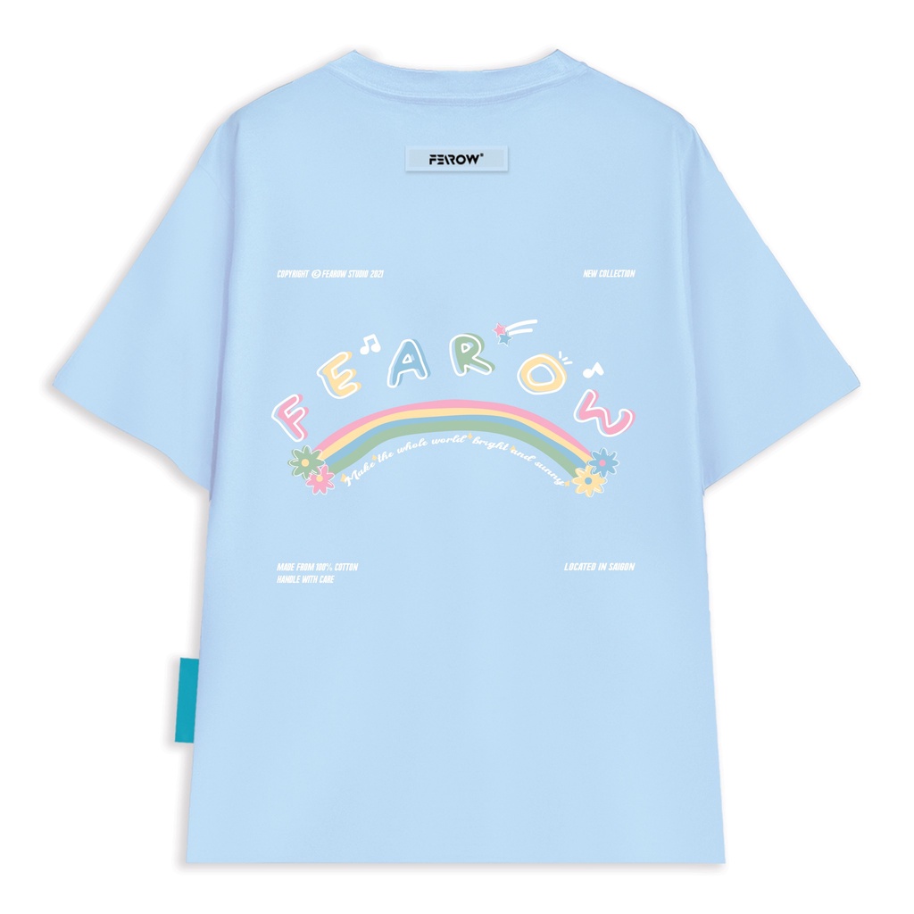 Áo thun Fearow Sweet Rainbow / Màu xanh dương FW117