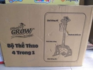 Bóng rổ 4 trong 1 grow