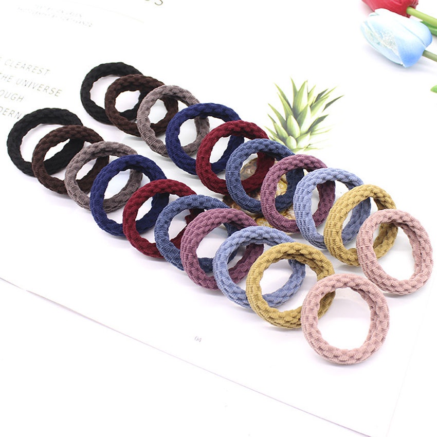 Dây buộc tóc nữ Classic - Set 10 dây cột tóc dễ thương, bền đẹp - NASI Store
