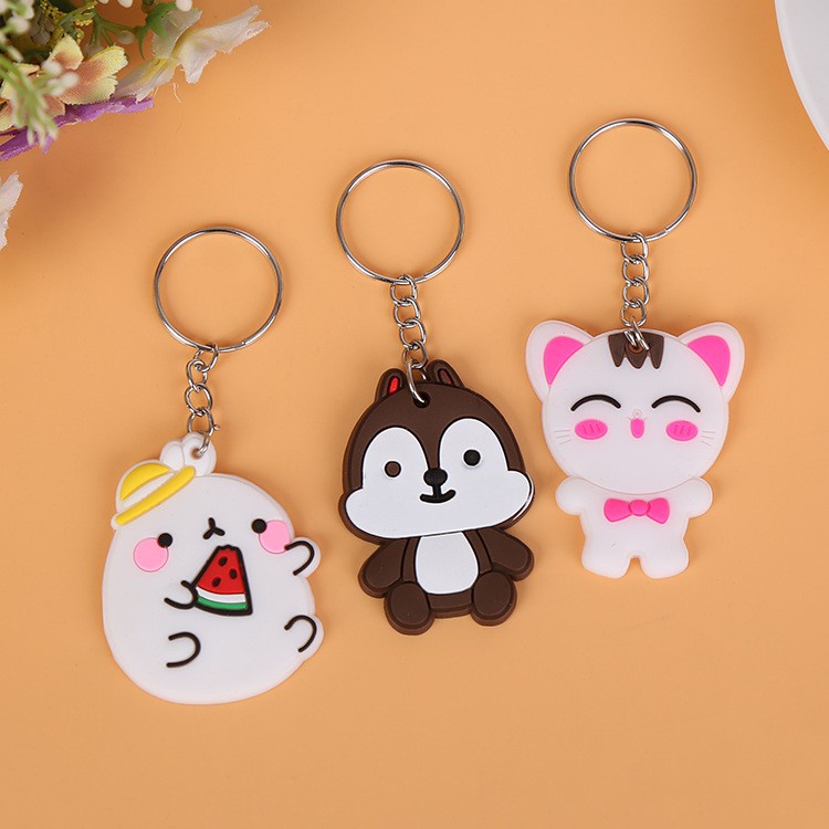 Móc khóa Silicon Hoạt hình Nhiều kiểu dáng Dễ thương - Giao ngẫu nhiên