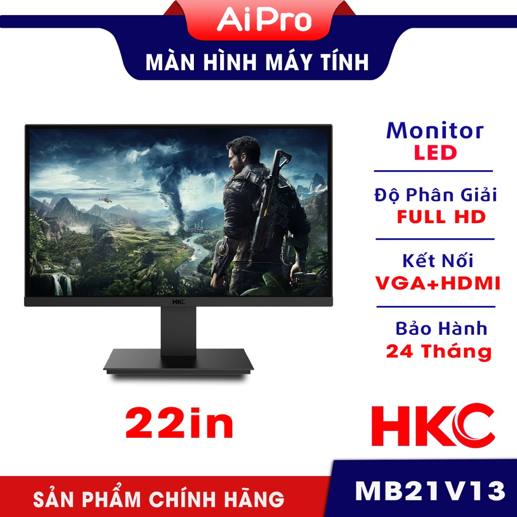 Màn hình 22'' HKC MB21V13 - Chính hãng - Bảo hành 24 tháng