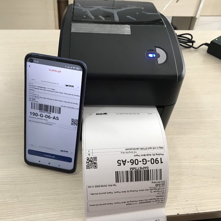 Máy in đơn hàng, in tem, in vận đơn TMĐT khổ 110mm Xprinter XP-420B