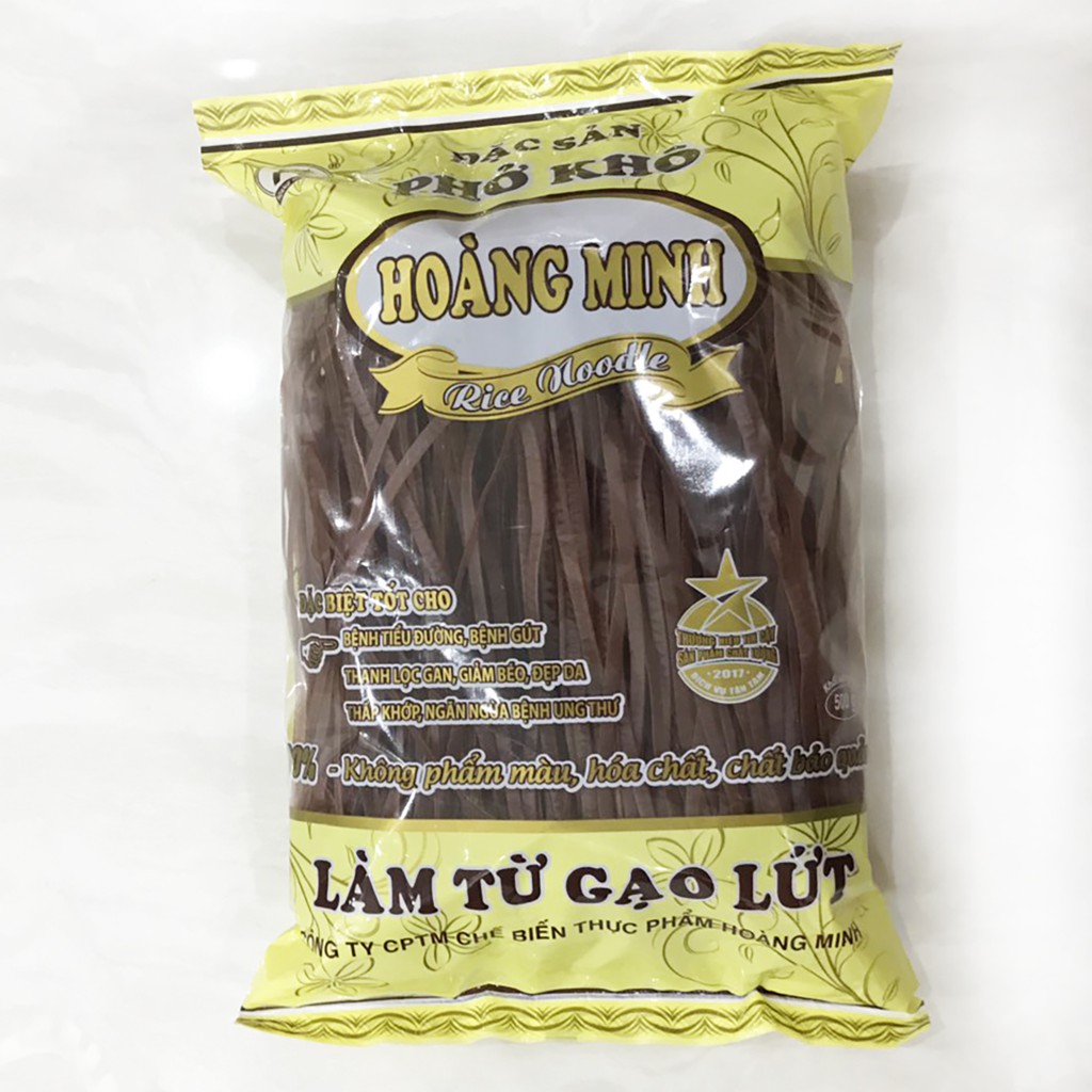 Bún, phở gạo lứt Hoàng Minh 500g, sản phẩm hỗ trợ người ăn kiêng | BigBuy360 - bigbuy360.vn
