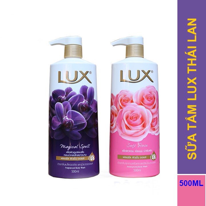 Sữa tắm Lux Thái 500ml | Hồng - Tím