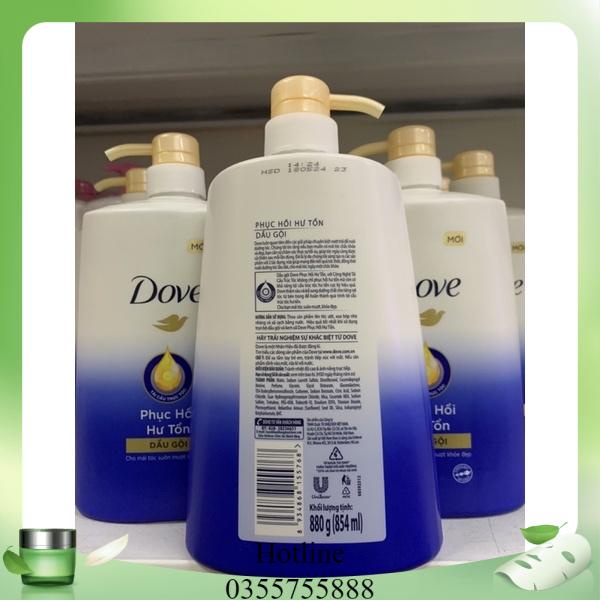 Dầu gội Dove phục hồi hư tổn 880g