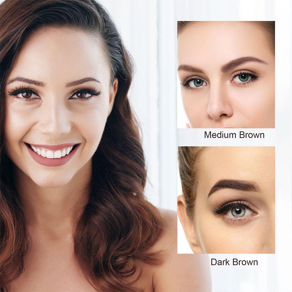 Con Dấu In Chân Mày Hai Đầu Chống Thấm Nước Màu Sắc Tự Nhiên