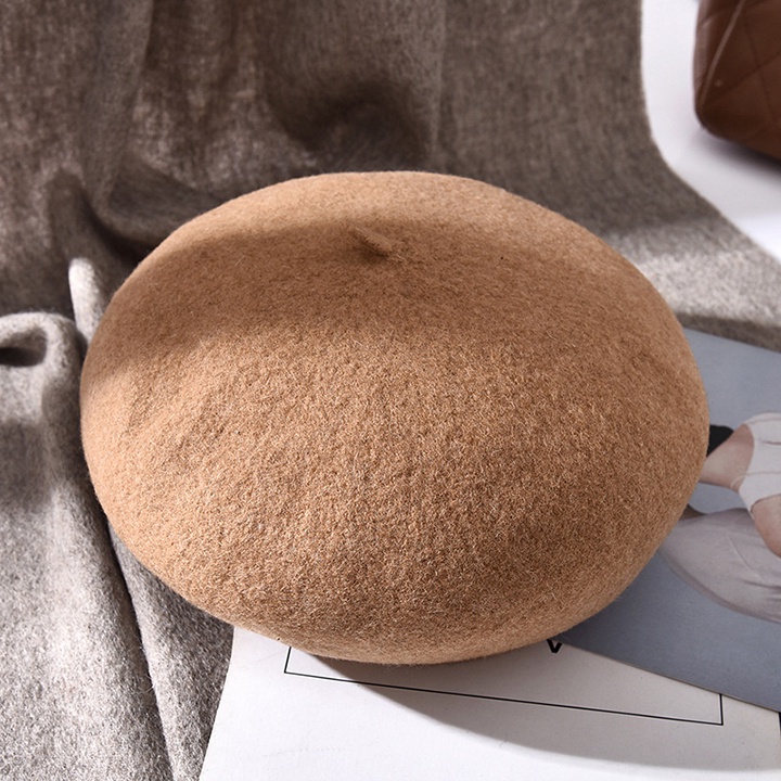 Mũ Nồi Beret , Mũ dạ điều chỉnh được kích thước hàng Quảng Châu cao cấp Loại 1