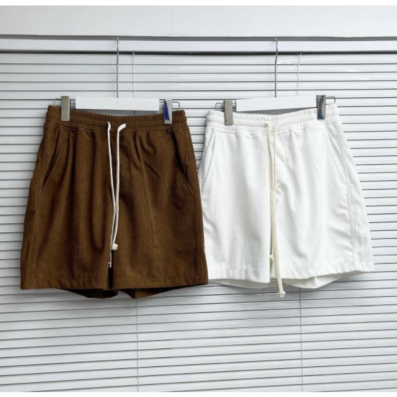 QUẦN SHORT NHUNG UNISEX CAO CẤP PHONG CÁCH NAM NỮ 2 MÀU- FORM CHUẨN ĐẸP- CHẤT VẢI BỀN ĐẸP