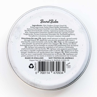 Sáp dưỡng râu và tạo kiểu Dapper Dan Beard Balm 50ml