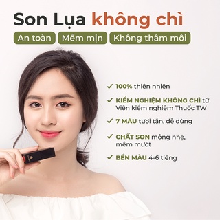 Son Lụa Mini Không Chì An Toàn cho Bà Bầu Cỏ Mềm