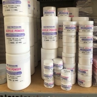 Bột đắp móng tay chân Keystone hũ 30g