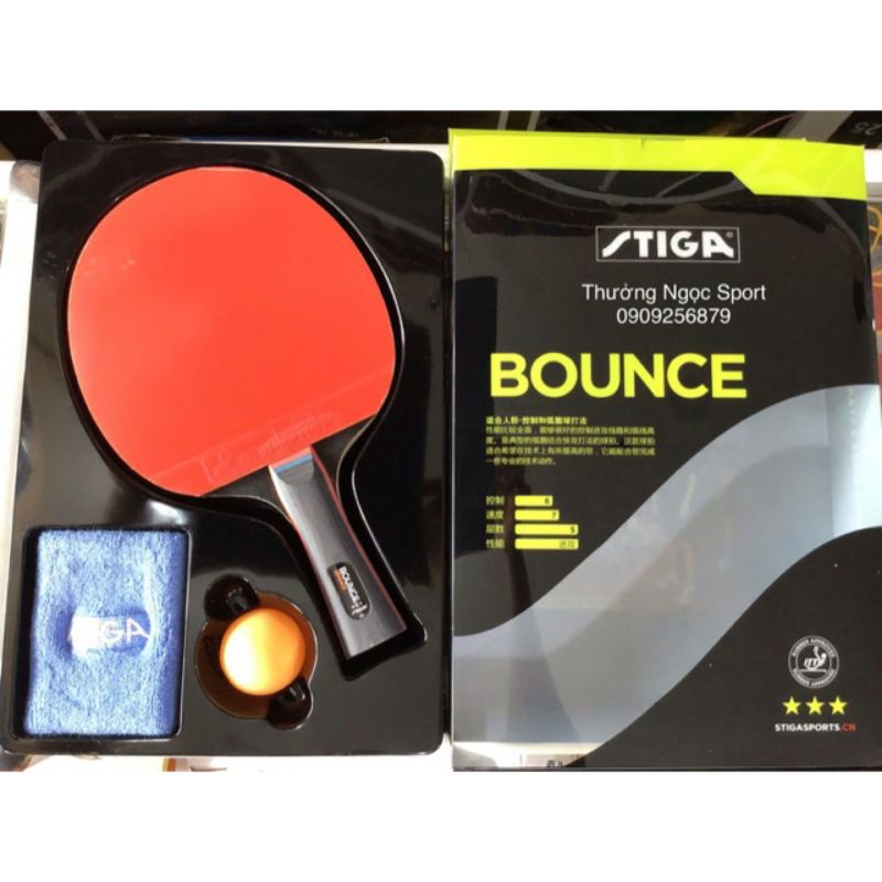 Vợt bóng bàn stiga bounce 3 sao