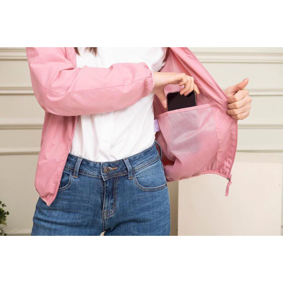 [HOTTREND] Áo gió nữ vân gạo siêu đẹp chống nước tốt kèm túi đựng | BigBuy360 - bigbuy360.vn