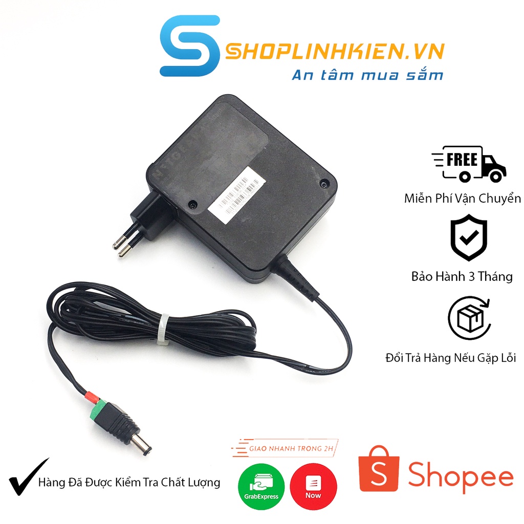 Nguồn Adapter 19V3.16A Jack DC5.5x2.1MM Netgear (Chế Lại Jack 5.5) 19V 3.16A