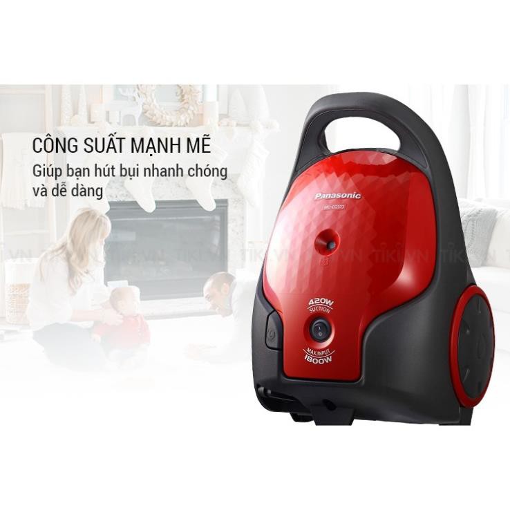 [Chính hãng - Bảo hành 1 năm] Máy hút bụi Panasonic PAHB-MC-CG373RN46 (1800W) - Hàng chính hãng | BigBuy360 - bigbuy360.vn