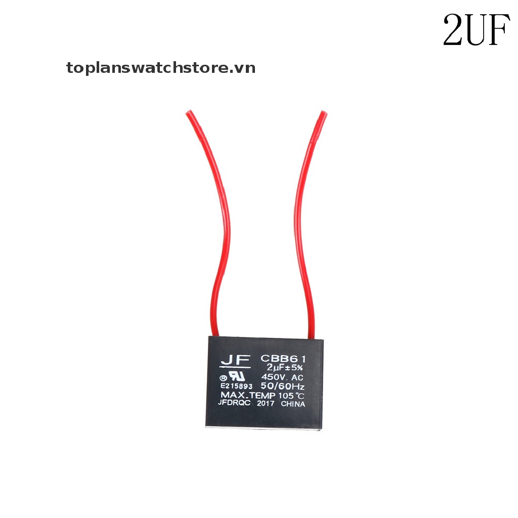 Mô Tơ Quạt Trần CBB61 450V 1-10uF Chuyên Dụng