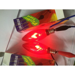 đèn lửa leb cho ban thờ 3w  đuôi đèn 12mm   dùng điện 220v- giá 1 bóng
