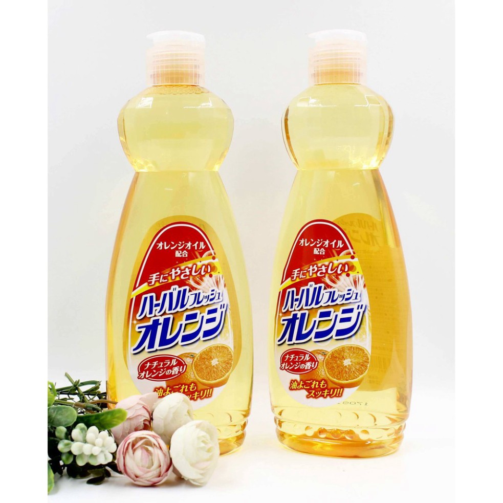 Nước Rửa Chén DIỆT KHUẨN MITSUEI 600ML Tinh Chất CAM NHẬT BẢN