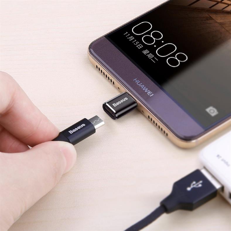 Đầu Chuyển Đổi OTG Baseus Cổng Micro Usb/ Type C