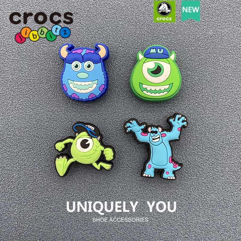Phụ Kiện Khóa Giày crocs / jibbitz Hình Nhân Vật Hoạt Hình Monsters University