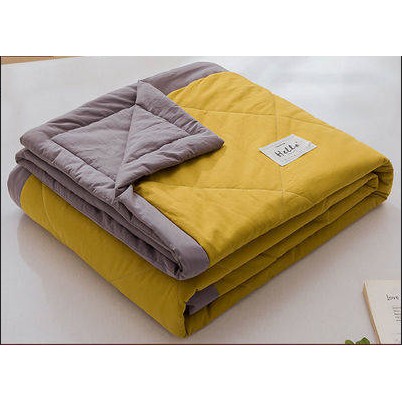 cái mền  100% cotton điều hòa không khí có thể giặt chăn bông mỏng hộ gia đình