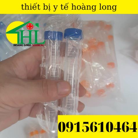 Ống Falcon 15ml - Ống Ly Tâm 15ml Nắp Vặn, Đáy Nhọn Tiệt Trùng Từng Cái