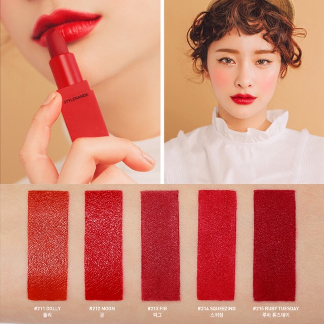 Son thỏi 3CE red recipe lip color