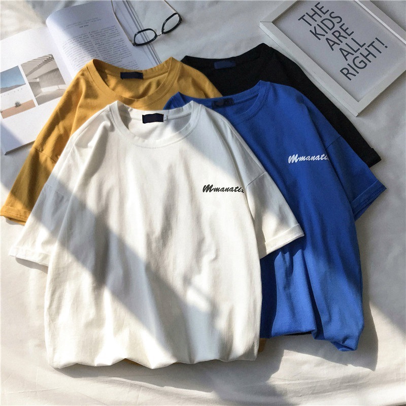 Áo Thun Ngắn Tay WAMATE BASIC TEE  Dáng Rộng, vai trễ, chất thun cotton.(V69)