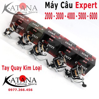 Máy câu expert - tay quay kim loại - 2000 3000 4000 5000 6000