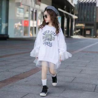 Áo váy phủ ren cực xinh cho bé gái