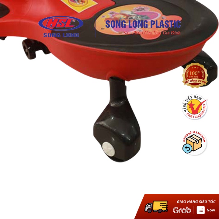 Xe lắc trẻ em có nhạc không tựa - 1258 - Song Long Plastic