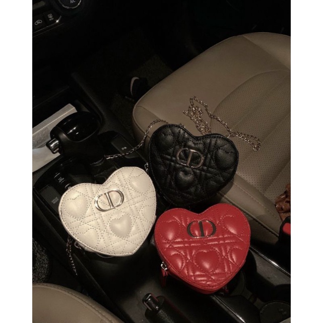 Túi đeo chéo trái tim size 10