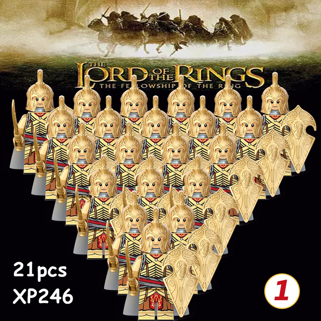 Set 21 mô hình tiên tộc mini The Lord Of The Rings kt1032