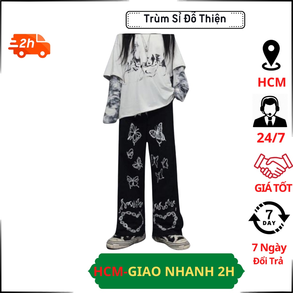 Quần thun đen ống rộng ống suông baggy nam nữ PHong cách unisex - vải co giãn tốt quần ulzzang Trùm sỉ Đỗ Thiện